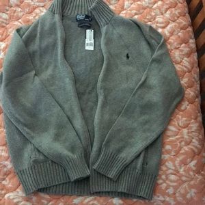 Men’s POLO zip up sweater